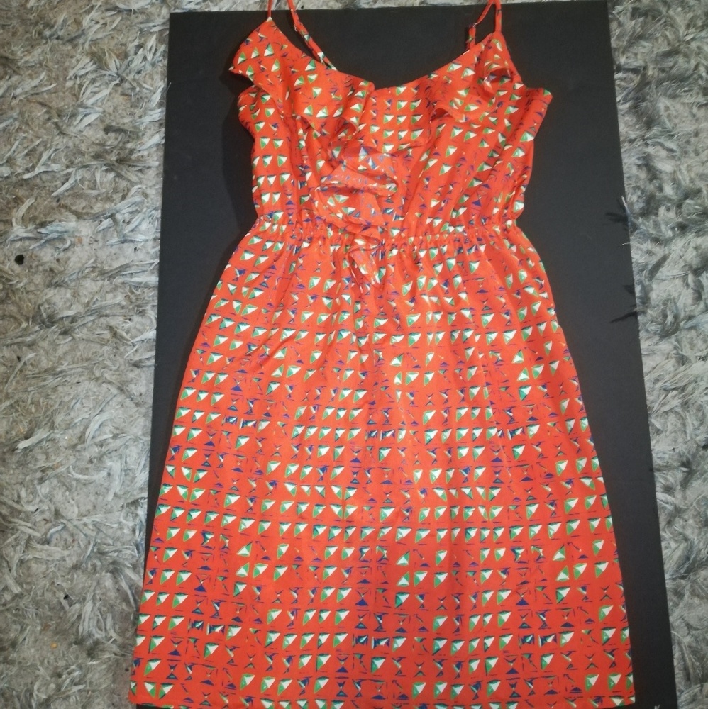 Bella D. Burnt Orange Summer Dress